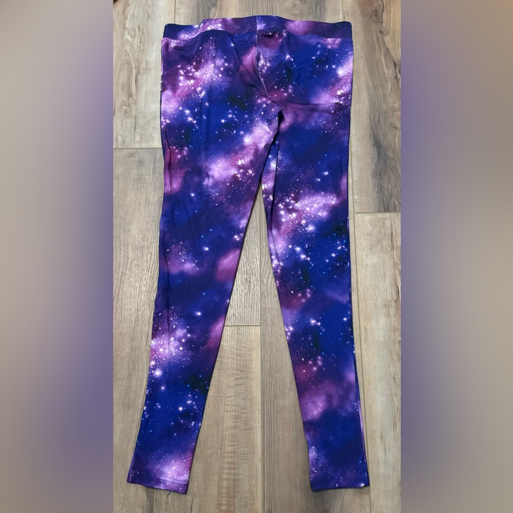 Tipsy Elves Galaxy Leggings Pants Space Star Rave #e21
